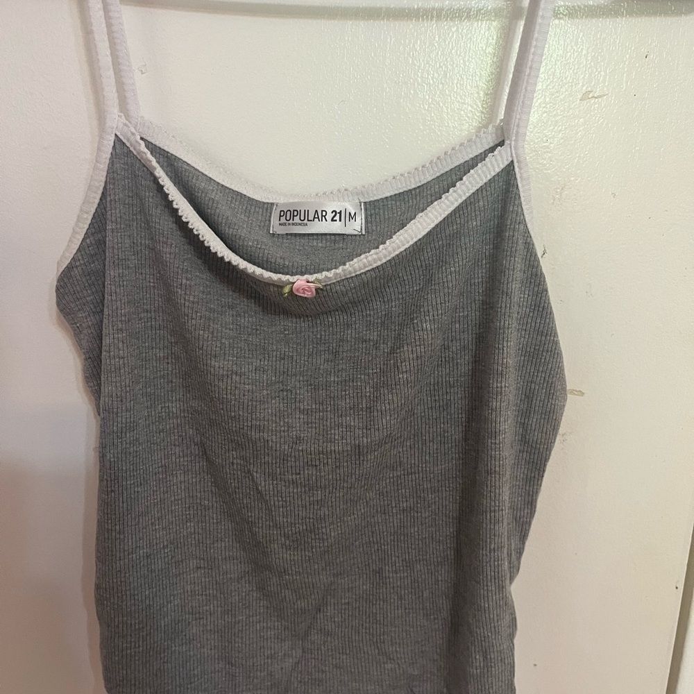 Gray Women's Top